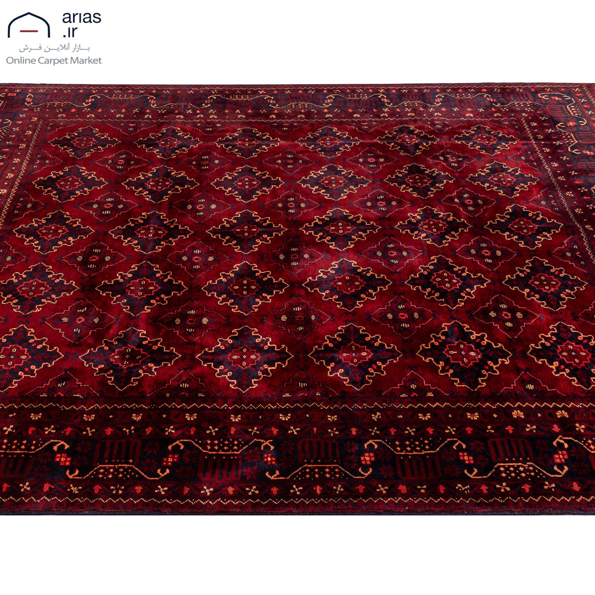 فرش دستباف شش متری عشایری بافت افغان کد D02102A