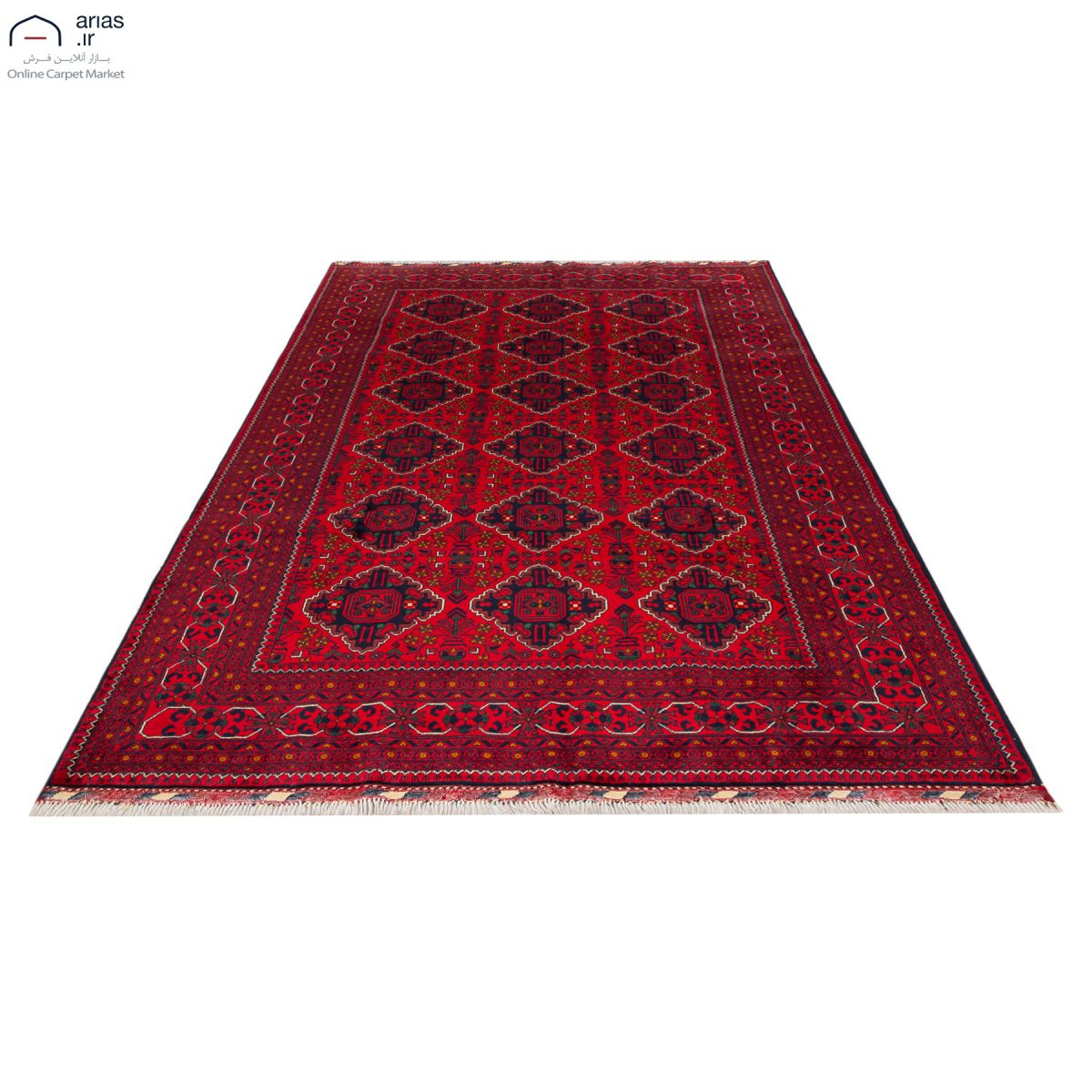 فرش دستباف شش متری چله نخ بافت افغان