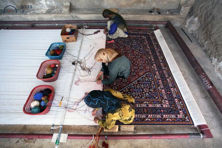 زمان طولانی تولید فرش دستباف