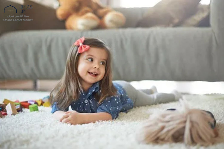 12 ویژگی‌ مهم برای خرید فرش اتاق کودک